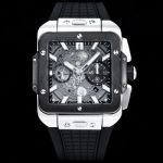 HUBLOT Factory Square Bang Unico  Black Steel Case Watch